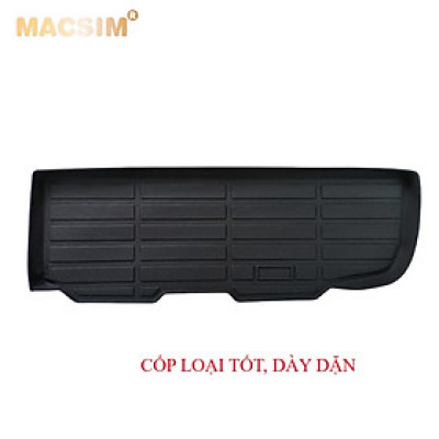 Thảm lót cốp xe ô tô Toyota Veloz / Avanza 2022 nhãn hiệu Macsim chất liệu TPE cao cấp màu đen