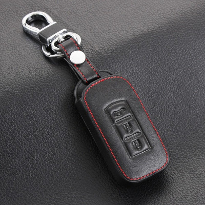 Bao da chìa khóa dành cho xe MITSU Xpander 2018-2019 2020 mẫu đen .