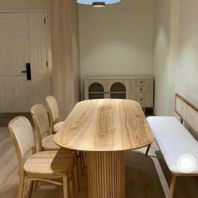 Bộ bàn ăn Vintage Juno Sofa 1m4 