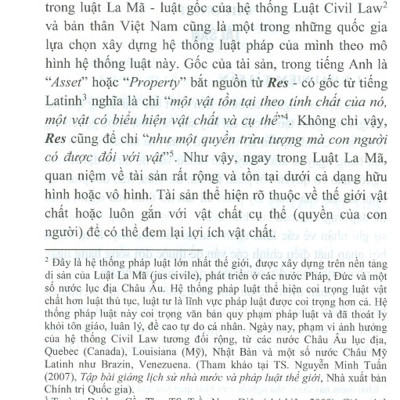 Tài Sản Và Vật Quyền - Sách Chuyên Khảo