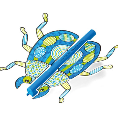 Faber-Castell-11-150-A-Bút Lông Màu Connector - 10 Màu