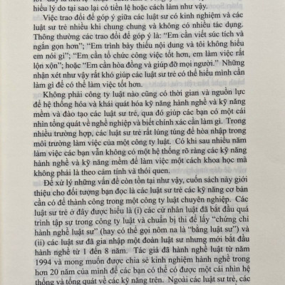 Kỹ Năng Hành Nghề Luật Sư Tư Vấn (ấn bản 2022)
