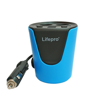 Sạc Điện Thoại & Ổ Chia Điện Đa Năng trên ô tô Lifepro L839-CC hàng chính hãng
