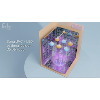 MÁY TIỆT TRÙNG SẤY KHÔ UVC LED FATZ BABY KING 2 FB4799BT