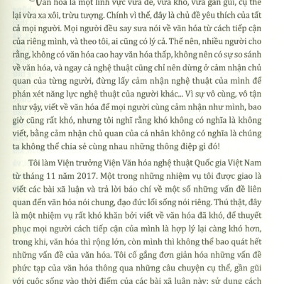 Những Thông Điệp Về Văn Hóa