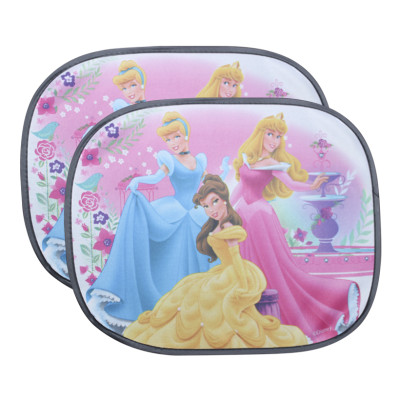 Combo 2 Tấm Che Nắng Ô Tô Tròn Nhỏ NB LX-C034 Hình Công Chúa (36x44 cm)