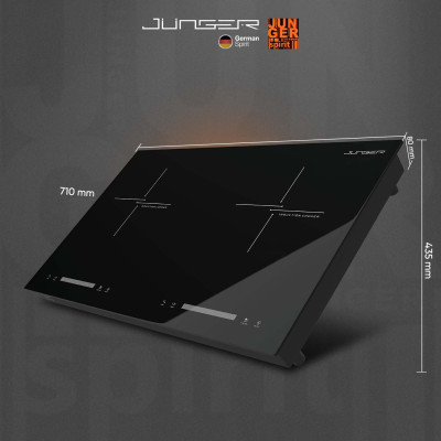 Bếp từ đôi Junger CEJ-201-II 4000W Tích hợp khóa phím an toàn Hàng Chính Hãng Bảo Hành 36 Tháng