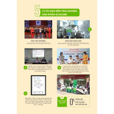 Nước Giặt Xả Hữu Cơ Em Bé ECOCARE 100ml-1L Chính Hãng, PH Trung Tính,Thơm Dịu Nhẹ Không Gây Kích Ứng