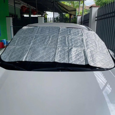  Bạt Che Nắng, Chống Nóng Kính Lái Ô Tô – Thiết Kế 3 Lớp Tráng Bạc Cao Cấp Cho Xe 4 Chỗ , 7 Chỗ , Kèm Túi Đựng Xịn Sò 