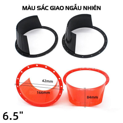 Vành loa PVC 6.5 inches phù hợp mọi loại xe chống nước, hướng âm, chống tạp âm cho xe ô tô, hàng cao cấp