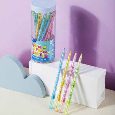 Hộp 20 bút chì khúc 2B Deli Monster C086 (11 khúc)