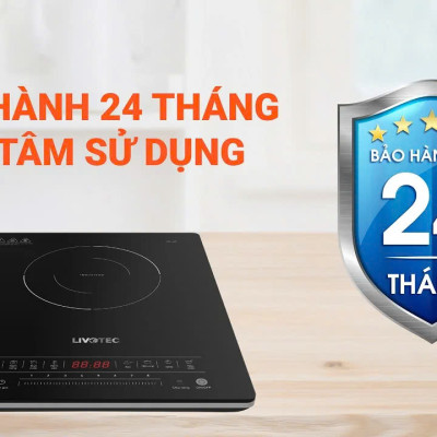 Bếp điện từ đơn Livotec LIS-668 2.000W 8 mức công suất - Miễn phí vận chuyển toàn quốc - Bảo hành 24 tháng - Hàng chính hãng