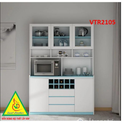 Tủ bếp gia đình thiết kế hiện đại VTR2105 