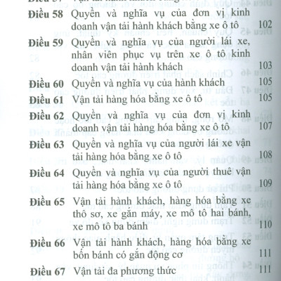 Luật Đường Bộ Năm 2024