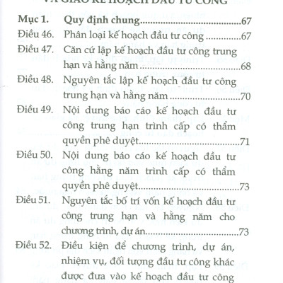Luật Đầu Tư Công (Sửa đổi, bổ sung năm 2020, 2022)