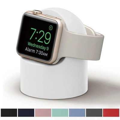 Giá Đỡ dành cho Dock Sạc Apple Watch Silicon Chống Đứt Gãy Dây Đế Sạc Đồng Hồ_ Hàng Nhập Khẩu