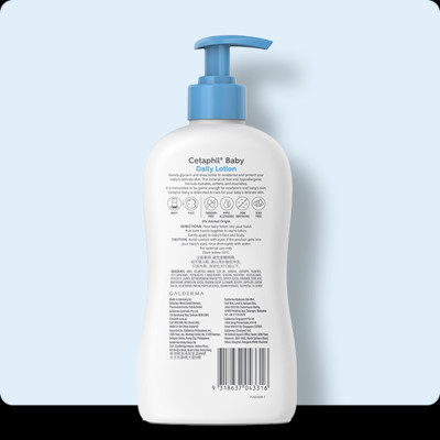 Sữa dưỡng ẩm cho bé Cetaphil Baby Daily Lotion 400ml, dịu nhẹ cung cấp độ ẩm, nuôi dưỡng làn da mềm mịn cho bé