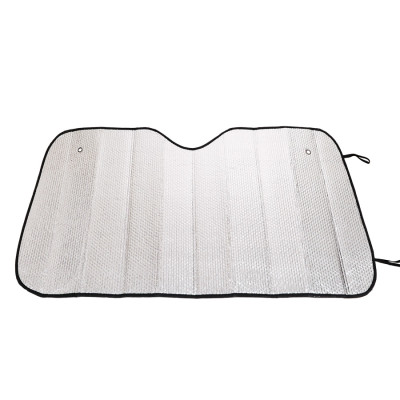 Tấm Che Nắng Ô Tô Xốp Cách Nhiệt Loại Dài Gấp Gọn Màu Lam Phủ Bạc Cho Kính Lái Và Kính Sau CIND CD-F001 (70x145cm) - Nhập Khẩu Chính Hãng