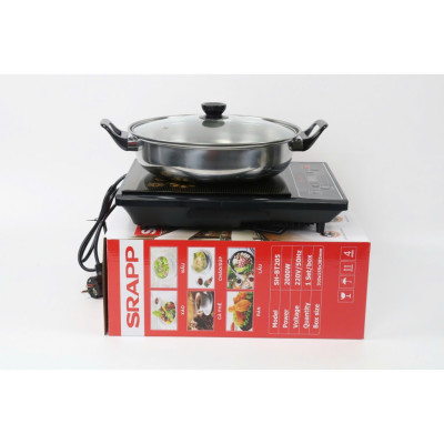 Bếp Điện Từ Đơn SRAPP SH-BT205 (Kèm nồi lẩu) - Hàng Chính Hãng