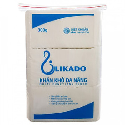 Combo 5 bịch khăn vải đa năng Likado 300g (14x20)