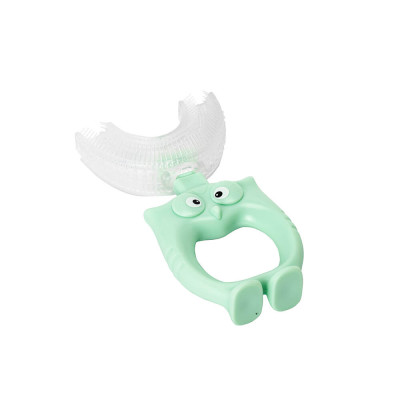 Bàn chải chữ U siêu mềm cho bé Elmich BabyCare EL0752, Hàng chính hãng, đầu silicone mềm mại - JoyMall