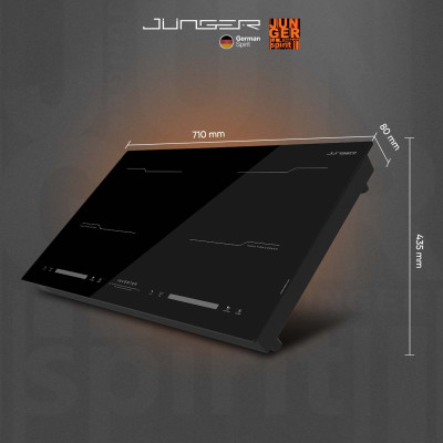 Bếp từ đôi Junger MK-22 4000W Tích hợp khóa phím an toàn Hàng Chính Hãng Bảo Hành 36 Tháng