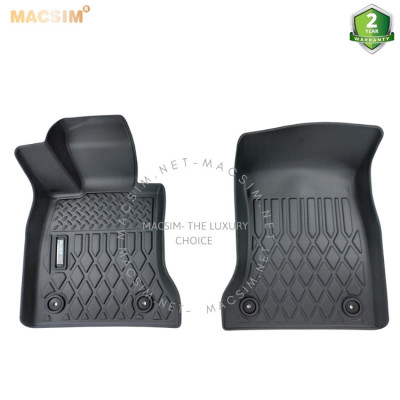 Thảm lót sàn xe ô tô VinFast Lux SA Nhãn hiệu Macsim chất liệu nhựa TPE cao cấp màu đen