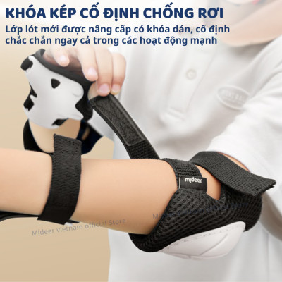 Đồ bảo hộ tay chân kèm mũ cho bé Mideer Protective Clothing Bike, đồ chơi vận động cho bé