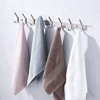 Thanh treo quần áo 8 chấu inox 304 mẫu khoan Hobby Home Decor 8TV137