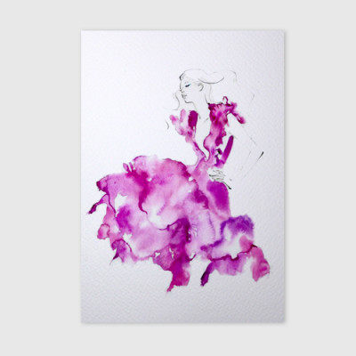 Giấy vẽ màu nước A5 giấy cao cấp có vân đẹp màu trắng sang, dòng giấy chuyên dụng chất giấy dày định lượng 260gsm nhập từ Ý 15 tờ TI599 Green Art- Hàng chính hãng