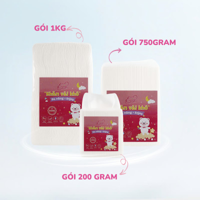 Khăn vải khô đa năng ENJOY cực mềm tiện lợi cho mẹ và bé 1KG cao cấp