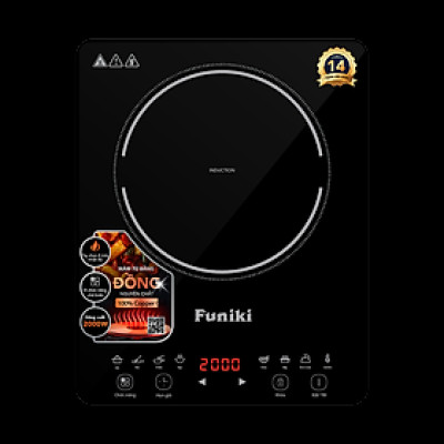 Bếp từ đơn Funiki HSD8162 - Công suất 2000W - Bảo hành 14 tháng - Hàng chính hãng