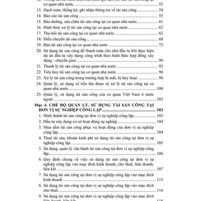 Sách Chỉ Dẫn Áp Dụng Luật Quản Lý, Sử Dụng Tài Sản Công sđ, bs 2024 – Chế Độ Quản Lý, Sử Dụng tài Sản Công - V2554T
