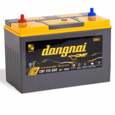 Ắc quy khô miễn bảo dưỡng Đồng Nai EXTRA CMF 31800 - 31S800 - 12V - 100Ah