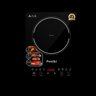 Bếp từ đơn Funiki HSD8162 - Công suất 2000W - Bảo hành 14 tháng - Hàng chính hãng