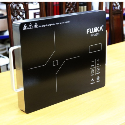 Bếp Hồng Ngoại 2000W Fujika FJ-SV211 Mặt Kính Ceramic Nấu Mọi Loại Nồi Có Thể Nướng Trực Tiếp Trên Bếp-Hàng Nhập Khẩu