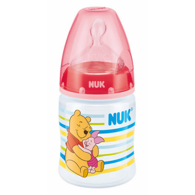 Bình Sữa Nhựa PP 150ml Disney Núm Ti Silicone S1 Nuk NU11732 (Size M) - Màu Ngẫu Nhiên