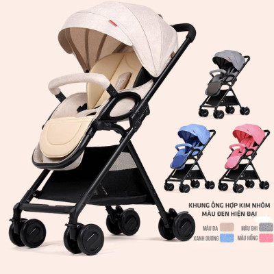 Xe đẩy cho bé, Xe Đẩy Em Bé Cao Cấp 2 Chiều 3 Tư Thế Belecoo gấp gọn và tiện lợi, khung nhôm siêu nhẹ, trọng lượng xe 6.5 kg - TẶNG KÈM ĐÀN XYLOPHONE 8 THANH CHO BÉ