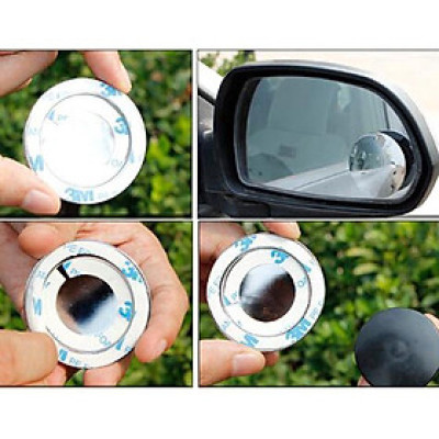 Bộ 2 gương cầu kính lồi, chiếu hậu xóa điểm mù xe hơi, ô tô, xe tải tăng độ an toàn khi tham gia giao thông GIÁ TỐT