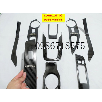 Ốp Nội Thất Xe Toyota Cross 2020-2022 Mẫu Vân Carbon Cao Cấp Nhất Thị Trường