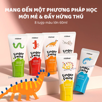 Bộ tô màu cho bé Mideer Finger Paint, Đồ chơi Sáng Tạo Cho Trẻ Em Từ 2,3,4,5,6 Tuổi