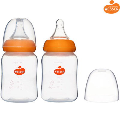 Combo 3 Bình Sữa Wesser PP 60ml, 140ml và 250ml (Giao màu ngẫu nhiên)