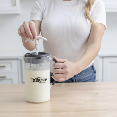 [ AC235 ] Bình Trộn Sữa Công Thức Dr. Brown’s, giúp giảm thiểu lượng không khí bị trộn lẫn vào sữa ( màu đen )