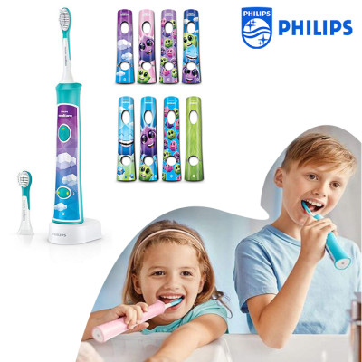 Bàn chải đánh răng điện trẻ em Philips HX6322/04-hàng chính hãng 