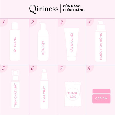 Kem dưỡng dành cho da khô và mất nước giúp bảo vệ da nguồn gốc thiên nhiên Qiriness Protecting Moisturizing Cream 30ml