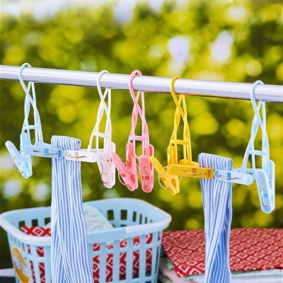 Combo 02 Set kẹp chữ A phơi quần áo Kokubo - Nội địa Nhật Bản