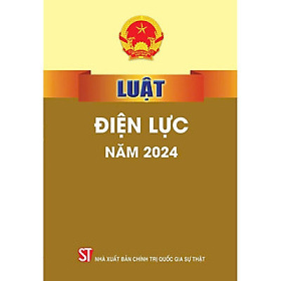 Sách Luật Điện lực năm 2024