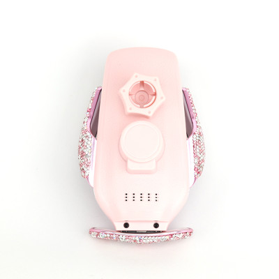 Giá Đỡ Điện Thoại Đính Đá Sang Trọng Cảm Biến Hồng Ngoại Kẹp Mở Tự Động Kiêm Sạc Không Dây Trên Ô Tô CIND V56