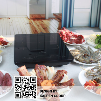 Bếp từ đơn cao cấp Kalpen ICK-1668 công suất 2200W hàng Đức - Bảo hành 2 năm - Hàng chính hãng