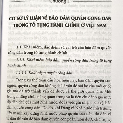 Bảo Đảm Quyền Công Dân Trong Tố Tụng Hành Chính
